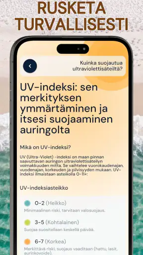 UV-indeksi - Tan-widget screenshot