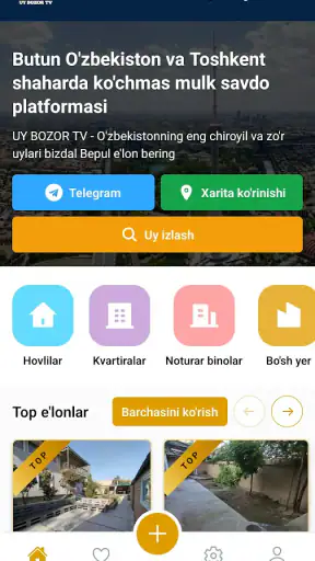 UyBozorTV screenshot