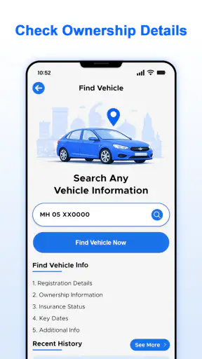 Vahan RTO Vehicle Information screenshot