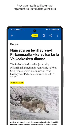 Valkeakosken Sanomat screenshot