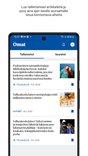 Valkeakosken Sanomat screenshot