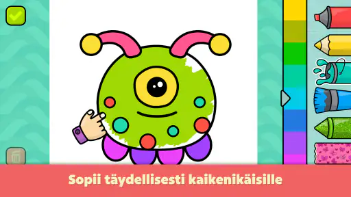 Väritys Pelit Lapsille 2-5 v screenshot