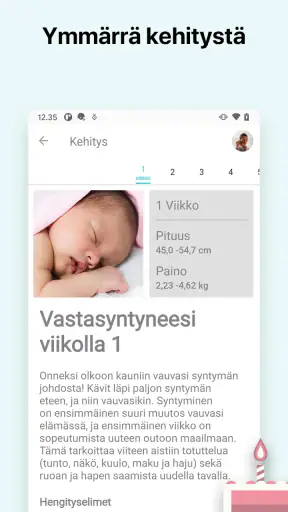Vauva + | Seurantasovellus screenshot