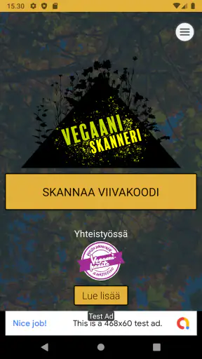 VegaaniSkanneri screenshot