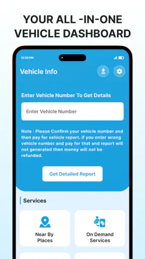 Vehicle Informations App screenshot