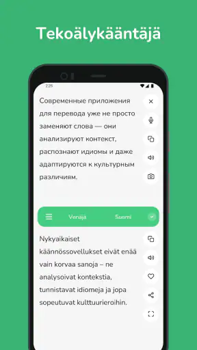 venäjä - suomi kääntäjä screenshot