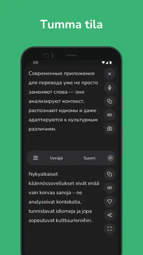 venäjä - suomi kääntäjä screenshot
