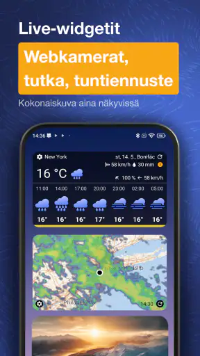 Ventusky: Sää & live-tutka screenshot