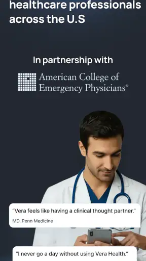 Vera—Medical AI for Clinicians screenshot