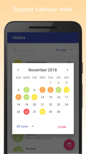 Verenpaineen päiväkirja screenshot