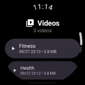 Video Player for Wear OS screenshot