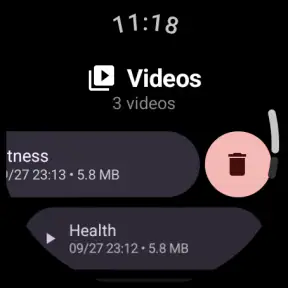 Video Player for Wear OS screenshot