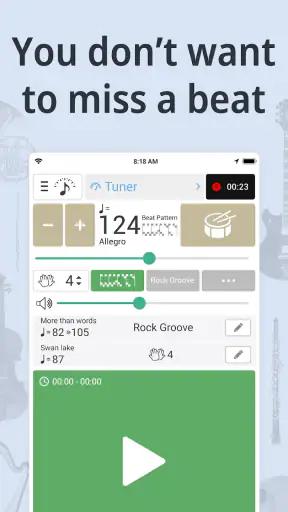 Viritin & Metronomi screenshot