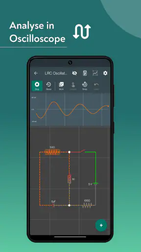 VoltSim - circuit simulator screenshot