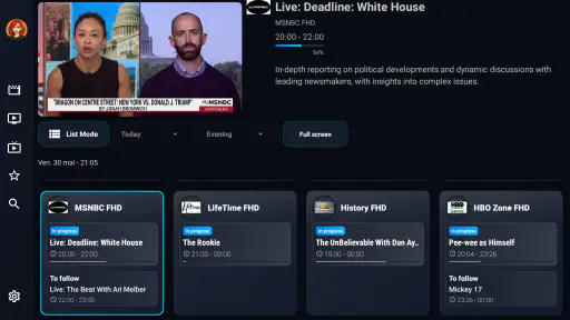 Wave IPTV screenshot
