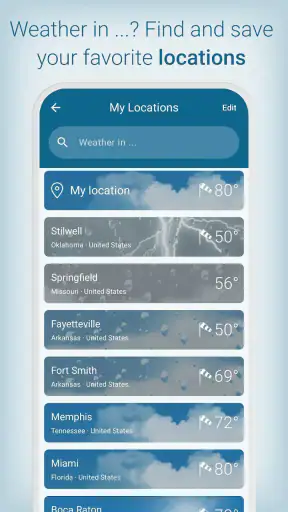 Weather & Radar Forecast screenshot
