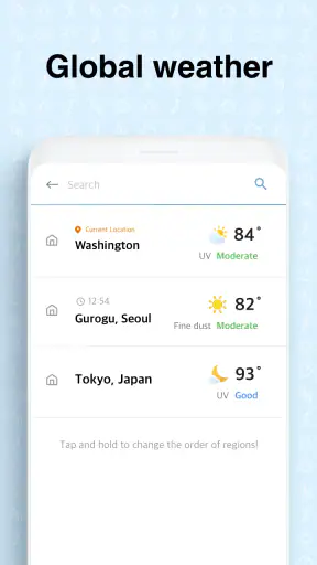 Weather Screen - Forecast screenshot