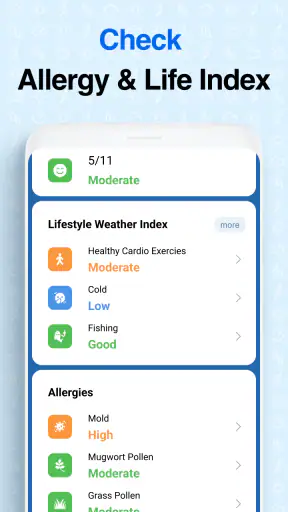 Weather Screen - Forecast screenshot