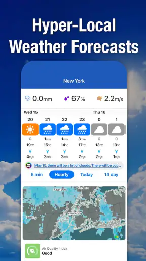 Weathernews Weather Forecast screenshot