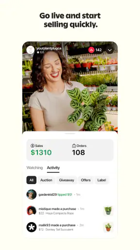 Whatnot: Shop, Sell, Connect screenshot