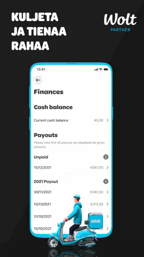 Wolt Courier Partner screenshot
