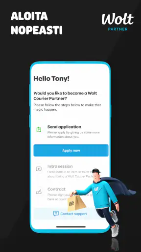 Wolt Courier Partner screenshot