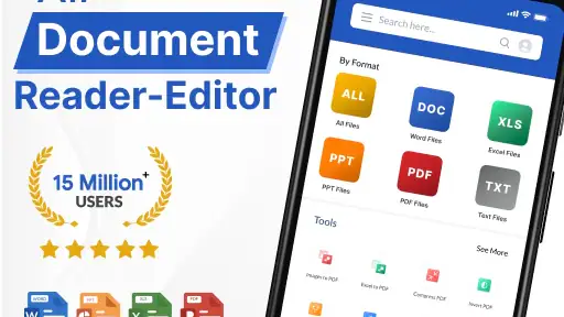 Word, PDF, XLS, PPT: A1 Office screenshot