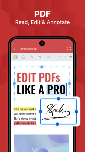 Word, PDF, XLS, PPT: A1 Office screenshot