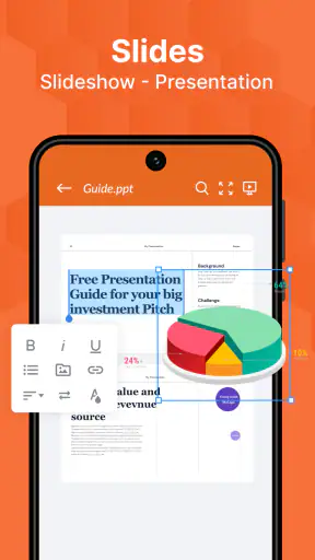 Word, PDF, XLS, PPT: A1 Office screenshot