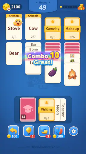 Word Solitaire Go screenshot