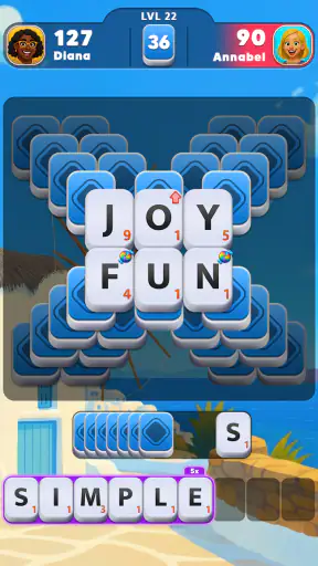 Word Tiles GO screenshot
