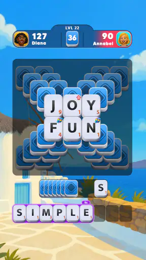 Word Tiles GO screenshot