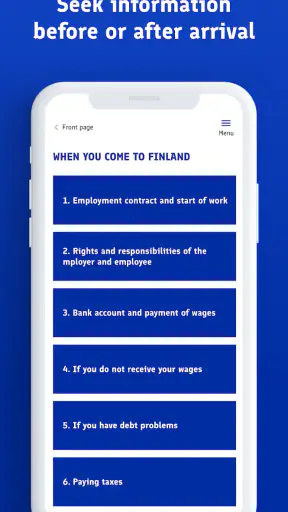 Work Help Finland screenshot