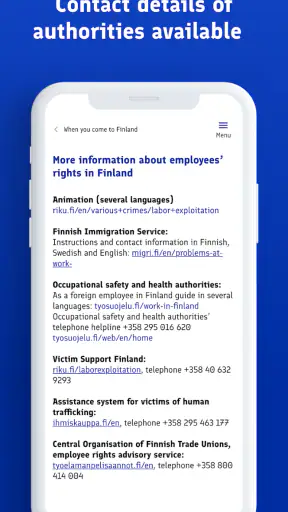 Work Help Finland screenshot