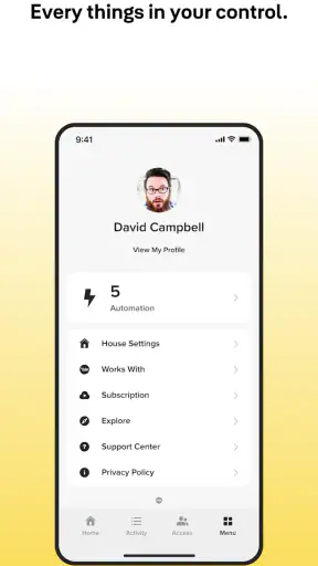 Yale Home screenshot