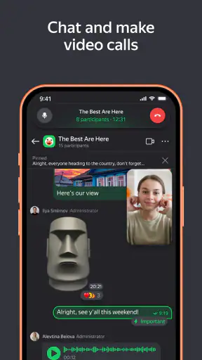 Yandex Telemost: Calls & Chats screenshot