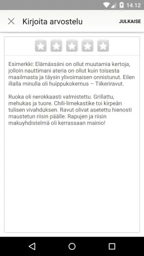 Yelp screenshot