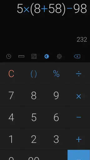 Yksinkertainen laskin screenshot