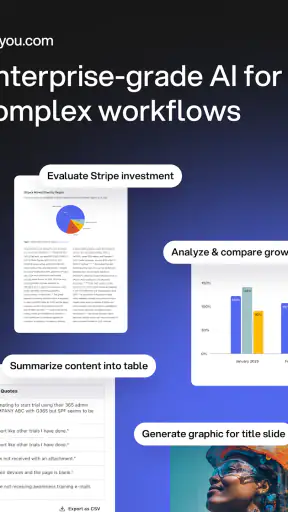 You.com - Enterprise grade AI screenshot