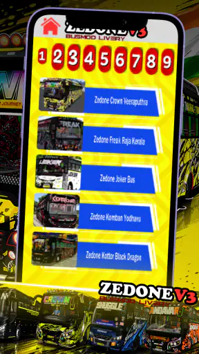 Zedone V3 Bus Mod Livery screenshot