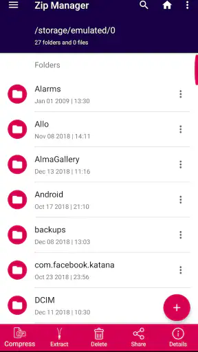 Zip File Reader - Zip & Unzip  screenshot