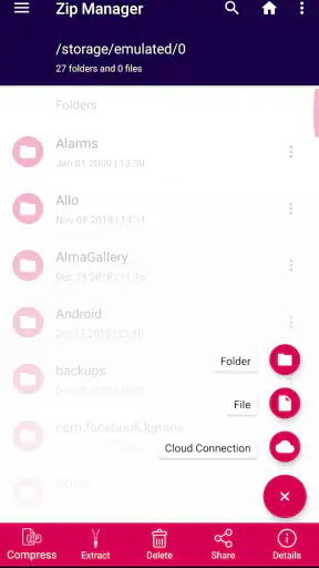 Zip File Reader - Zip & Unzip  screenshot