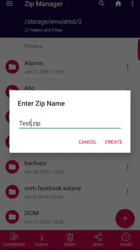 Zip File Reader - Zip & Unzip  screenshot