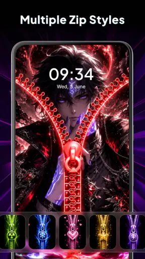 Zipera: Zipper Lock Screen screenshot