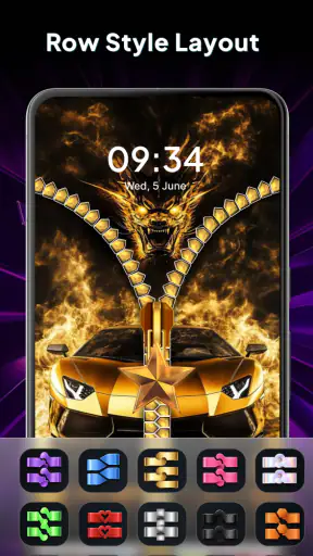 Zipera: Zipper Lock Screen screenshot