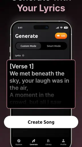 Zona AI Song & Music Generator screenshot