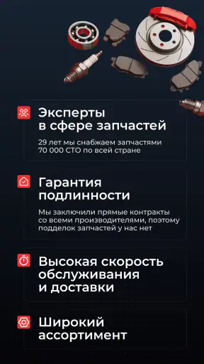 Автозапчасти в наличии screenshot