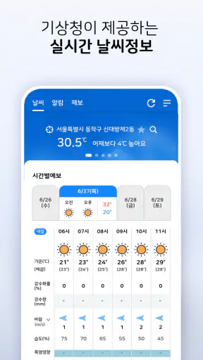 기상청 날씨알리미 screenshot
