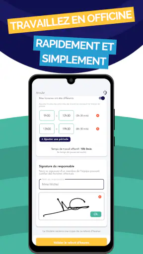 24/7 app. pour les remplaçants screenshot
