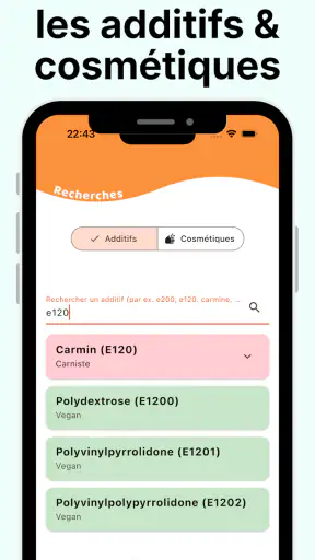 321 Vegan - Scan screenshot